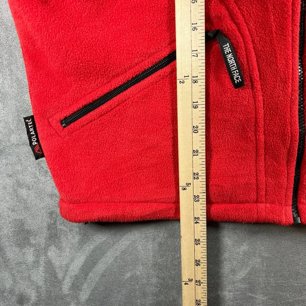Vintage 90s The North Face Tempest Polartec Fleece Jacket Red Medium